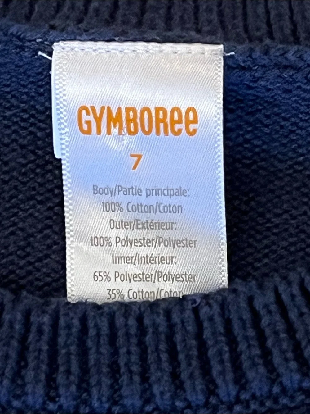 Gymboree Girls Navy & Red Nutcracker Sweater Dress Size 7